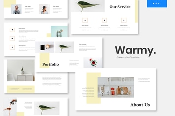 Warmy - Minimalist Keynote Presentation Template