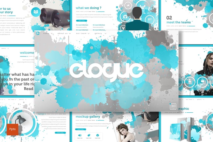 Elogue - Powerpoint Template