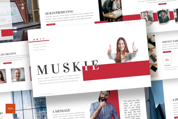 Muskie - Business Powerpoint Template