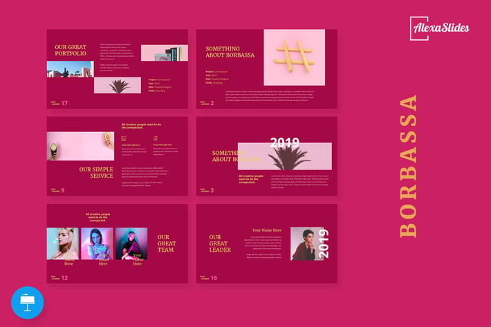Borbarossa - Fashion Keynote Presentation Template