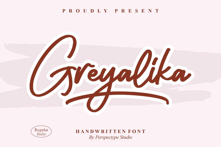 Greyalika Handwritten Font