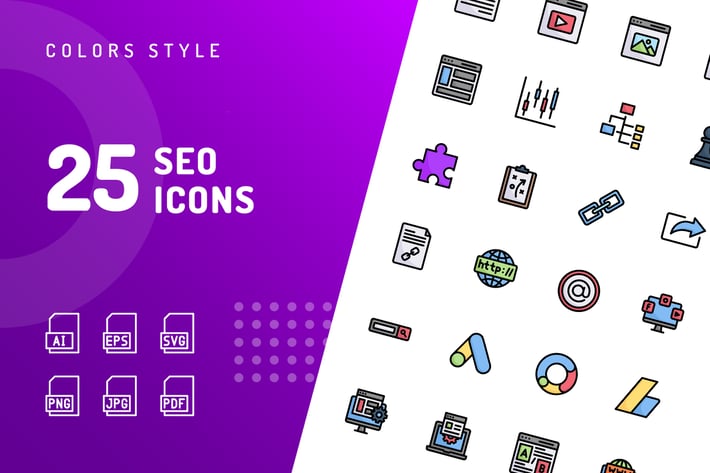 SEO Color Icons