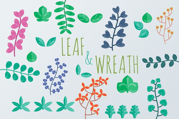 Leaf and Wreath
