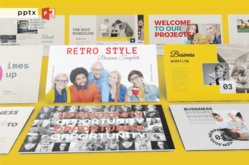 RETRO STYLE - Powerpoint  V374