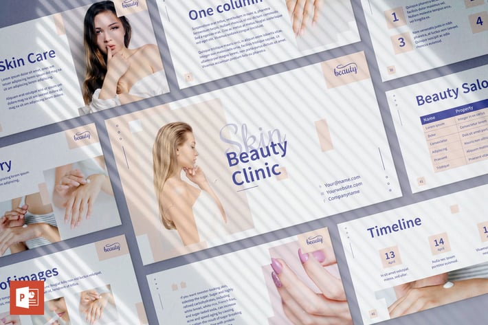 Skin Beauty Clinic PowerPoint Presentation