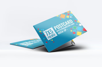 Postcard Invitation Greeting Card Mock-Up V.1