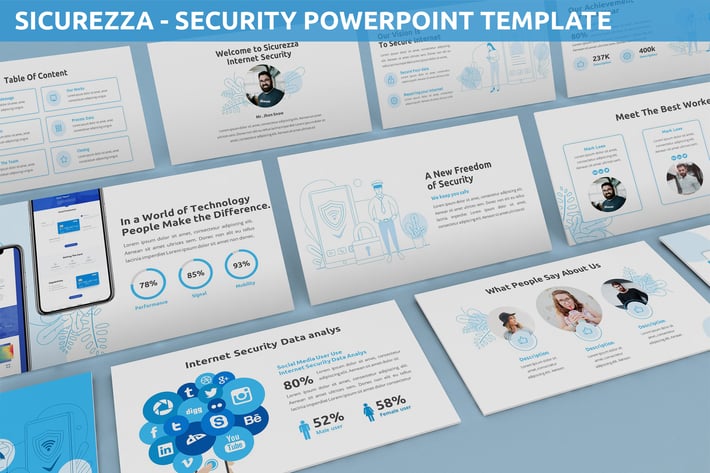 Sicurezza - Security Powerpoint Template