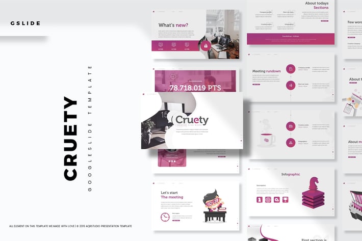 Cruety - Google Slide Template