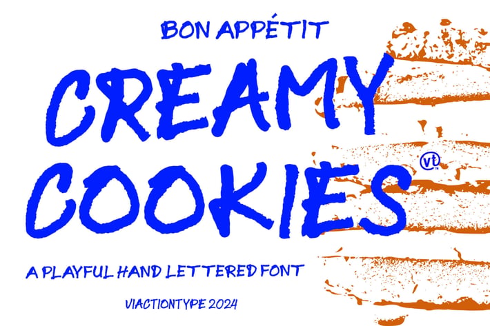 VT Creamy Cookies – Handlettered Font