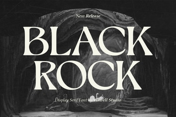 Black Rock - Display Font