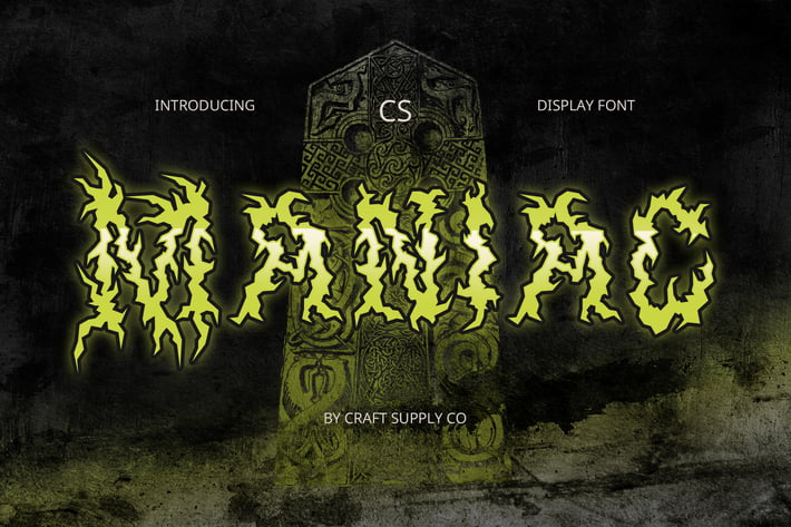 Maniac – Black Metal Font