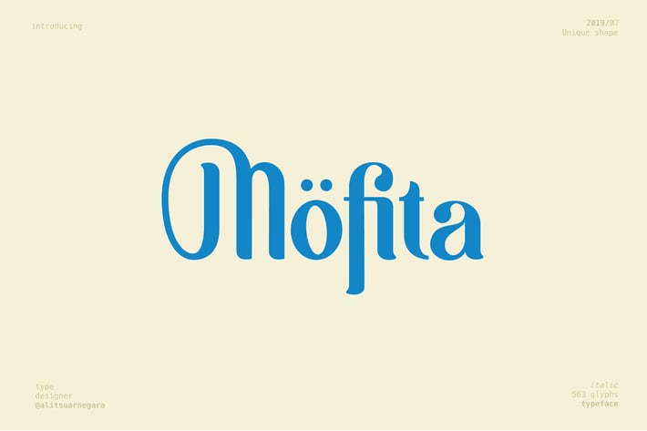Möfita font