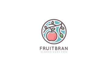 Apple -Tree branch Logo