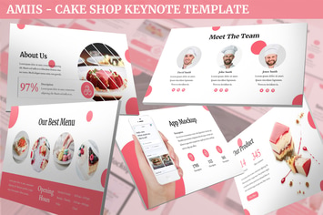 Amiis - CakeShop Keynote Template