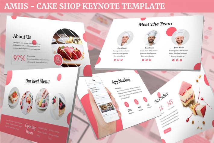 Amiis - CakeShop Keynote Template