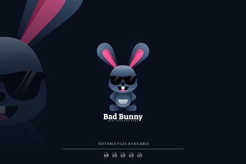 Bunny Gradient Logo