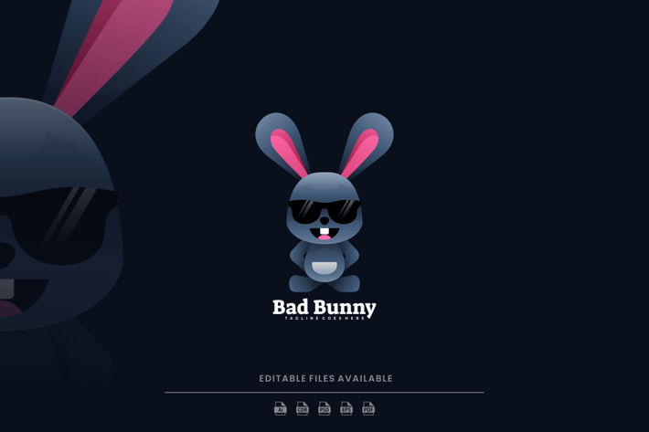 Bunny Gradient Logo