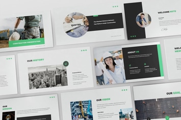 Construction Powerpoint template