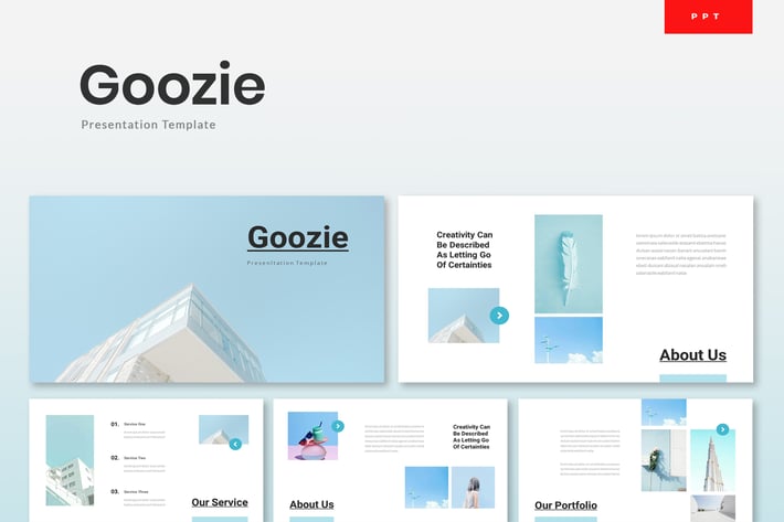 Goozie - Startup Powerpoint Presentation Template