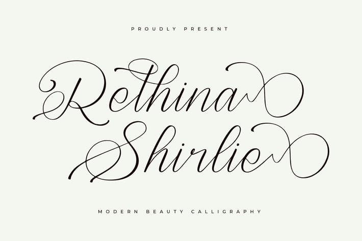 Rethina Shirlie Modern Calligraphy