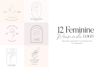Feminine Premade Logo