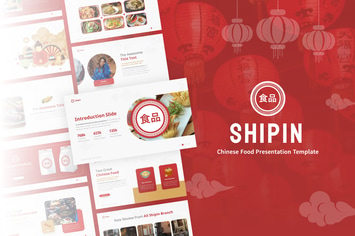Shipin - Chinese Food PowerPoint Template