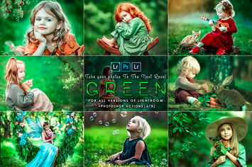 Green Tones ( presets and  Actions )