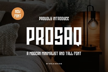 Prosaq - Modern Minimalist Font