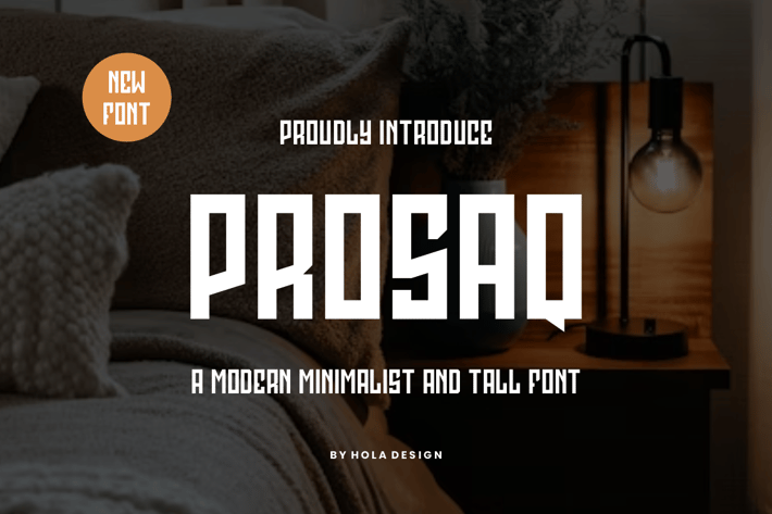 Prosaq - Modern Minimalist Font