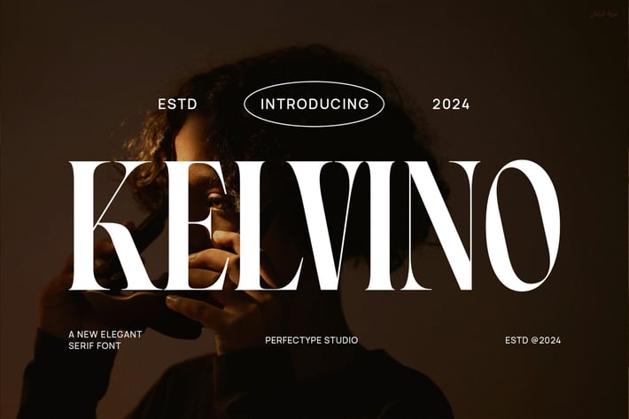 Kelvino Elegant Serif Font Typeface