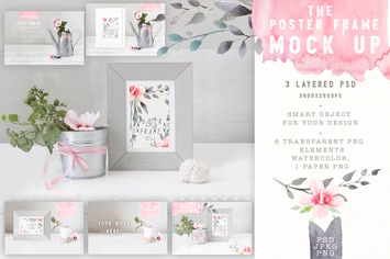 The poster-frame mock-up