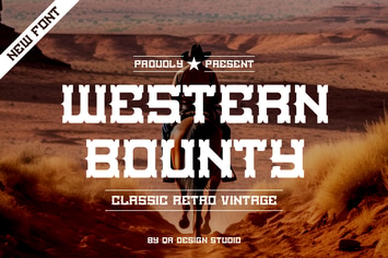 Western Bounty - Classic Typeface Font