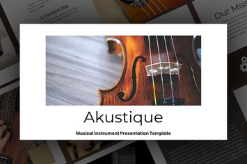 Akustiq – Musical Keynote Template