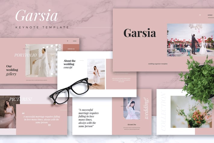 GARSIA - Wedding Organization Keynote Template