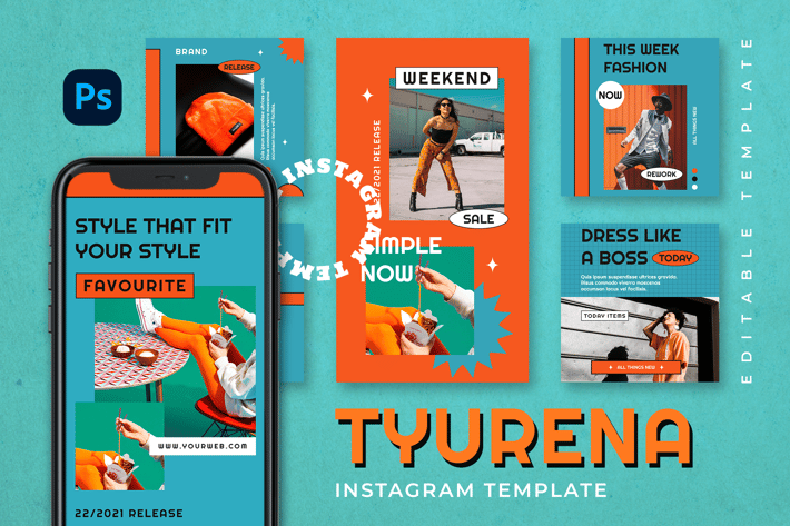 Tyurena - Retro Instagram Stories and Post