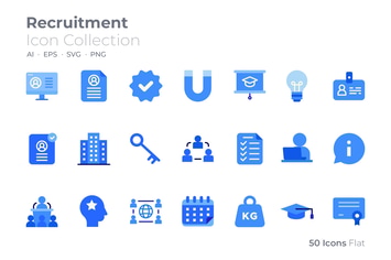 Recruitment Color Icon