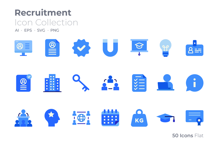 Recruitment Color Icon