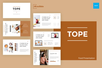 Tope - Food Keynote Template