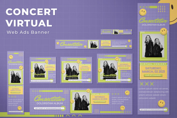 Web Ads Banners - Concert Virtual