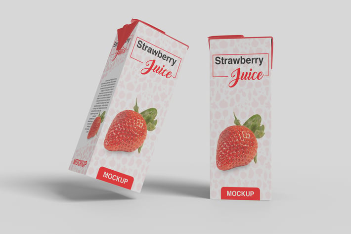 Juice Box Mockup