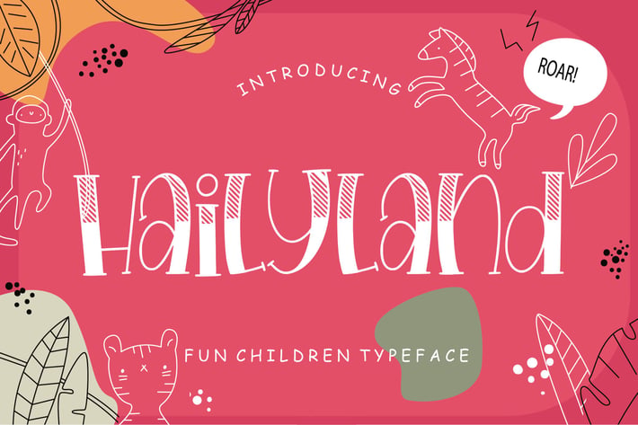 Hailyland Fun Advertisement Font