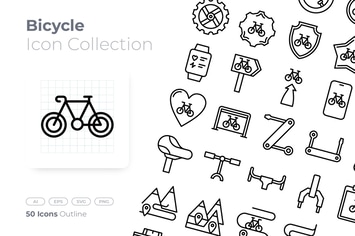 Bicycle Outline Icon