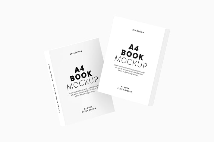 A4 Book Mockup