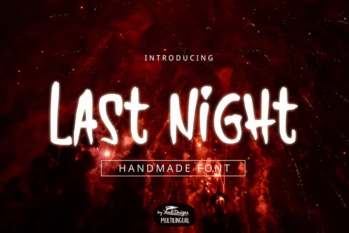 Last Night Font