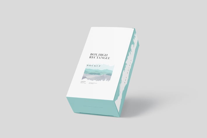 Box Mockup Set - High Rectangle Big Size