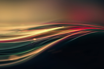 glowing wavy lines