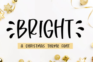 Bright - Christmas Font