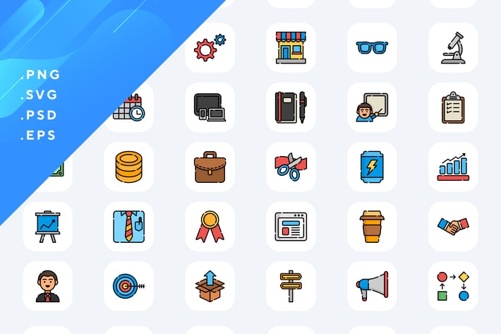 Startups And New Business Icons