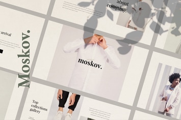 moskov - Google Slide Business Minimal Corporate