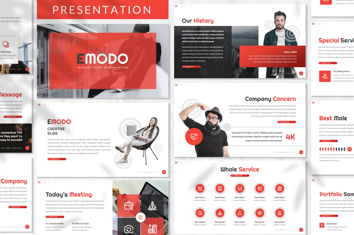 Emodo - Agency Prensentation Template
